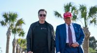 Elon Musk an der Seite von Donald Trump.