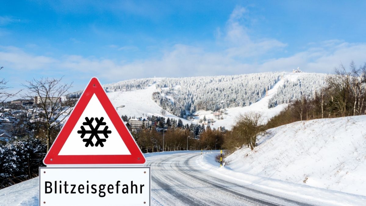 Am Dienstag und Mittwoch droht Blitzeis. (Foto)