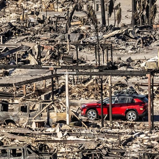 Kampf gegen Feuer: Starkwinde erschweren Großeinsatz in L.A.