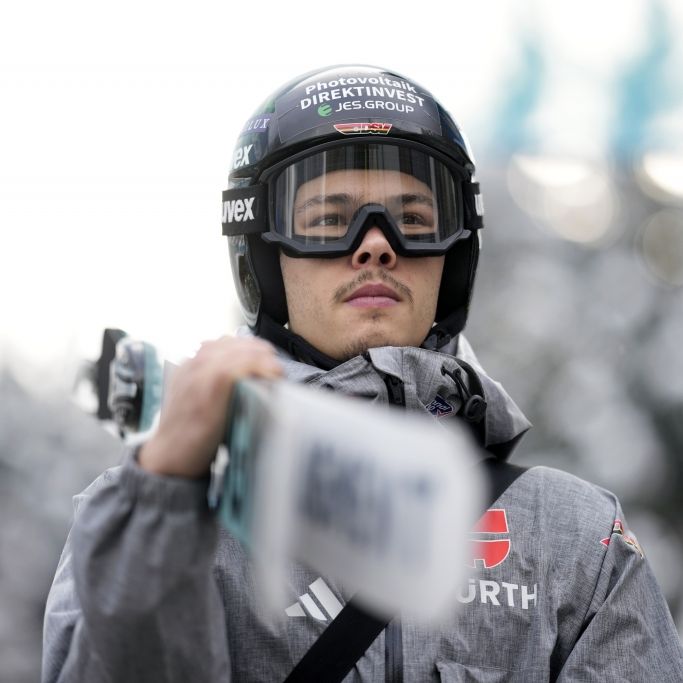 Das macht den Skispringer richtig glücklich