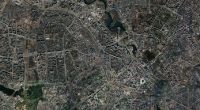 Dieses Satellitenbild zeigt die Belarus-Hauptstadt Minsk.
