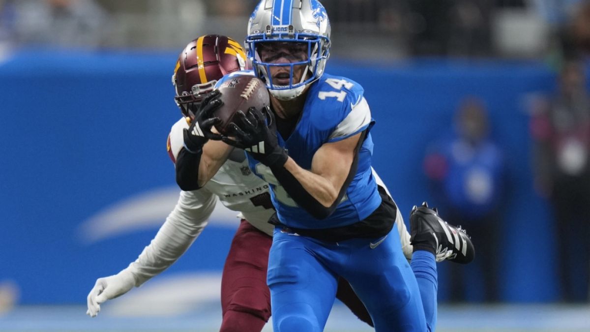 Widerholung der Lions vs. Commanders NFL Playoffs 2025 (Foto)