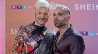 Sam Dylan (links) ist mit Partner Rafi Rachek (rechts) recht glücklich - ob der von seinen Problemen wusste?