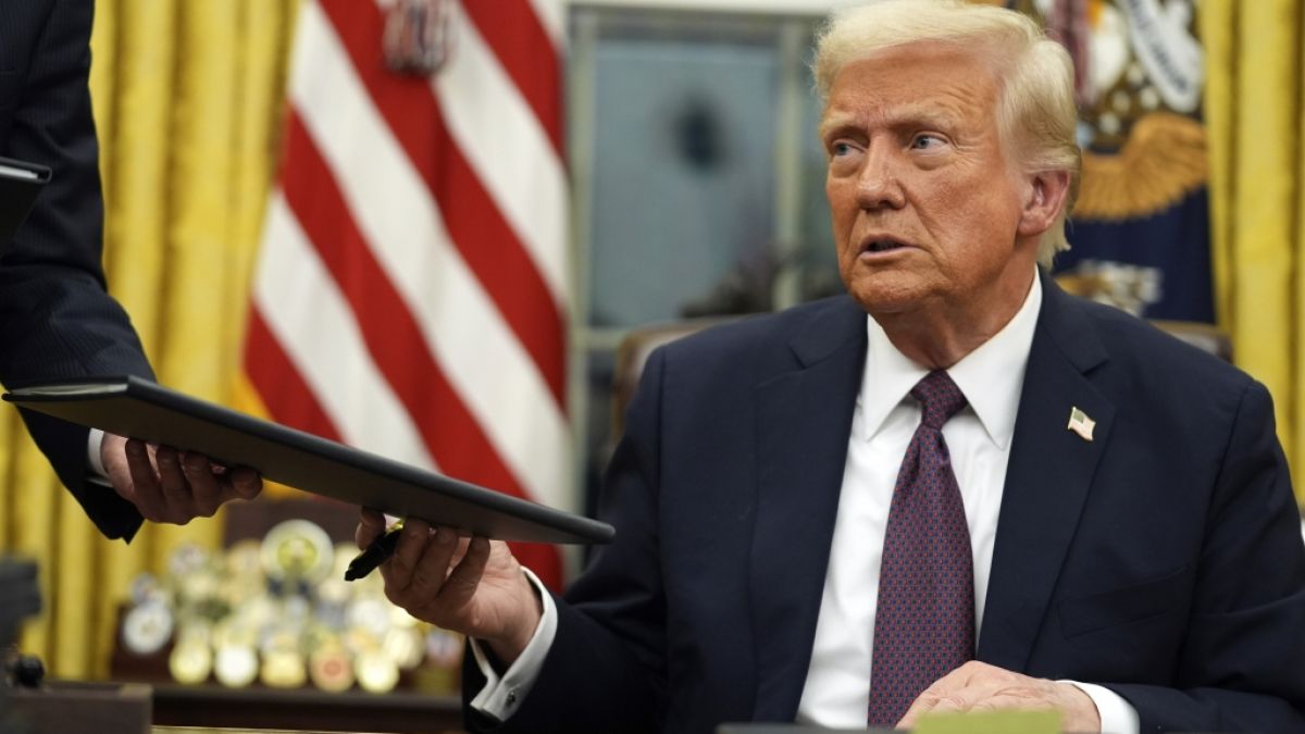 Für seine Antrittsrede als wiedergewählter US-Präsident musste Donald Trump heftige Schelte einstecken. Für seine Antrittsrede als wiedergewählter US-Präsident musste Donald Trump heftige Schelte einstecken. (Foto)