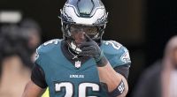 Saquon Barkley performt im NFC Championship Game gegen die Commanders.