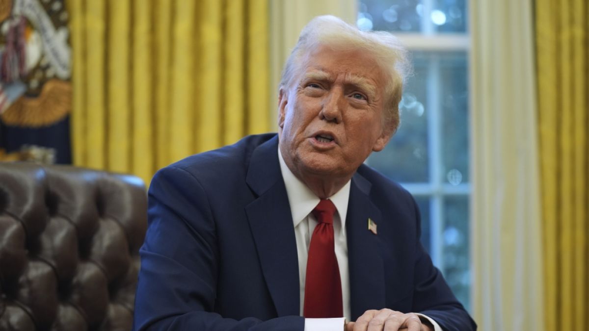 Donald Trump macht seine Drohungen wahr und verhängt Strafzölle gegen Mexiko, Kanada und China. (Foto)