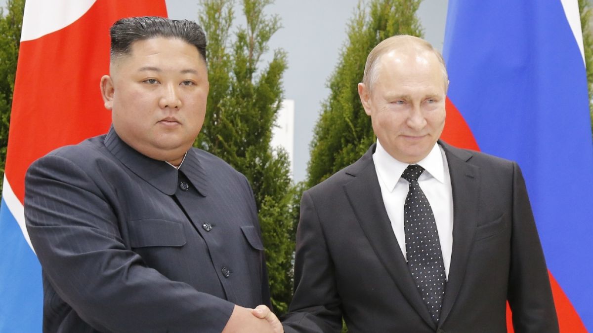 Da die russische Armee im Ukraine-Krieg immer weiter dezimiert wird, kämpften sogar von Kim Jong Un entsandte Soldaten aus Nordkorea für Wladimir Putin. (Foto)