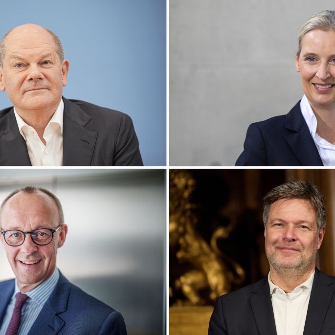 Scholz, Weidel, Merz und Habeck treffen in 