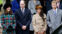 Ein Bild aus glücklichen Tagen: Meghan Markle und Prinz Harry Seite an Seite mit Prinzessin Kate und Prinz William. Inzwischen ist die Stimmung drastisch abgekühlt.