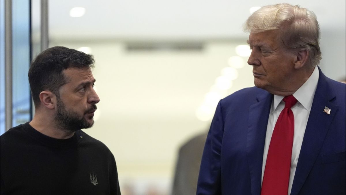 Gegenüber der Presse zeigte sich der ukrainische Präsident Wolodymyr Selenskyj durchaus offen für einen Deal mit den USA. (Foto)
