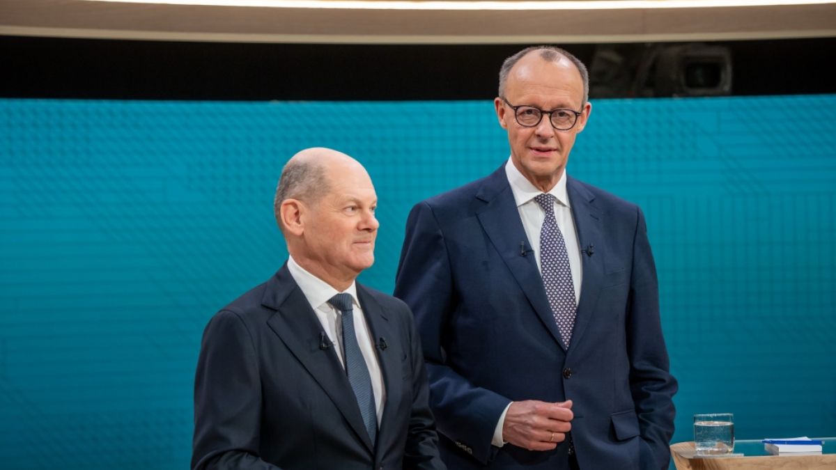 Olaf Scholz (l.) und Friedrich Merz (r.) lieferten sich beim TV-Duell vor der Bundestagswahl in ARD und ZDF einen intensiven Schlagabtausch. Einen klaren Sieger gab es nicht. Olaf Scholz (l.) und Friedrich Merz (r.) lieferten sich beim TV-Duell vor der Bundestagswahl in ARD und ZDF einen intensiven Schlagabtausch. Einen klaren Sieger gab es nicht. (Foto)