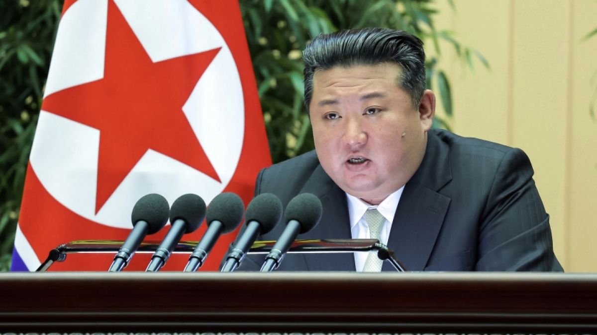 Kim Jong Un hat sein Schweigen mit einer Eiskalt-Nachricht gebrochen. Kim Jong Un hat sein Schweigen mit einer Eiskalt-Nachricht gebrochen. (Foto)
