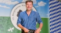 Robert Habeck in ungewohnter Kluft: Bei einer Festwoche im bayerischen Peißenberg kam Robert Habeck stilecht in Lederhose auf die Bühne.