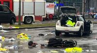 Ein Mann raste mit seinem Mini Cooper in München in eine Menschengruppe.