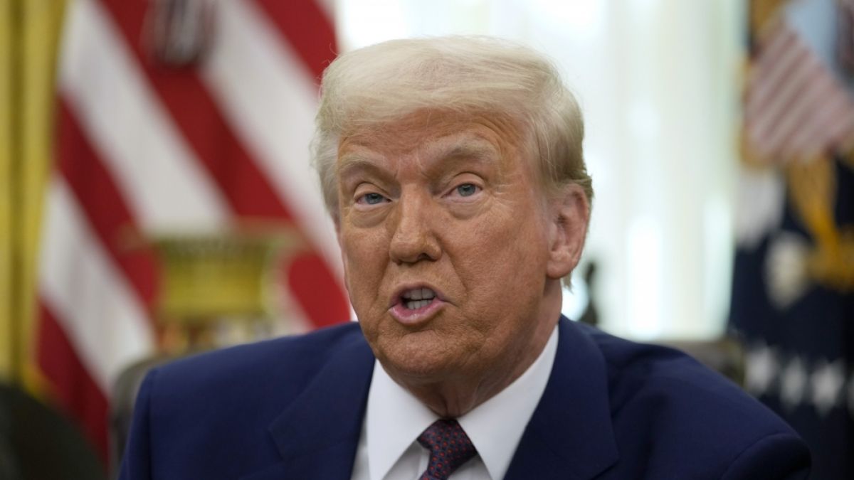 Donald Trump verspottet illegale Migranten in den USA mit einem bösen Valentinstagsgruß. (Foto)