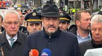 Markus Söder (Mitte) gibt ein Statement zu dem Auto-Anschlag von München ab. Zwei Tage später sorgte er mit einem neuen Essensfoto auf Instagram für Aufregung.
