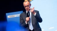 Beim Wahlkampfabschluss der Union brannten bei Kanzlerkandidat Friedrich Merz die Sicherungen durch.