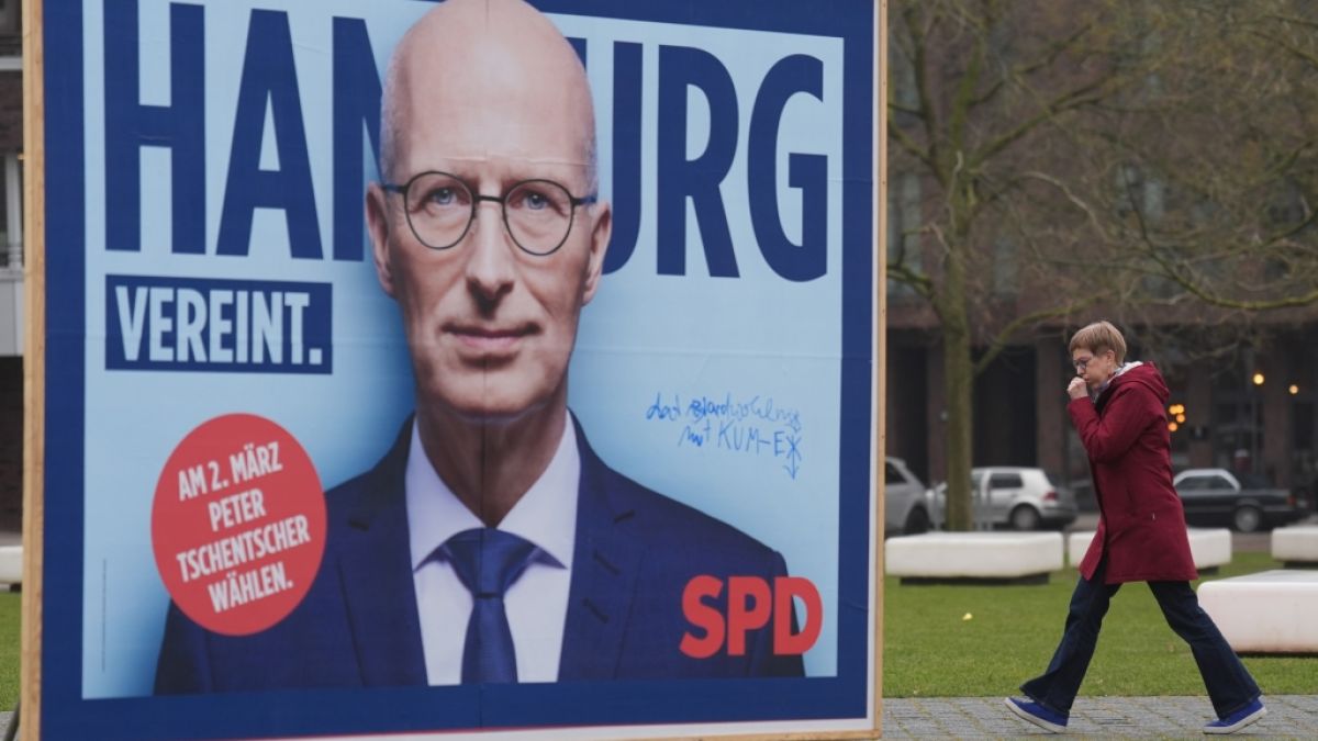 Hamburgs Erster Bürgermeister Peter Tschentscher muss bei der Bürgerschaftswahl mit Verlusten für seine SPD rechnen. (Foto)