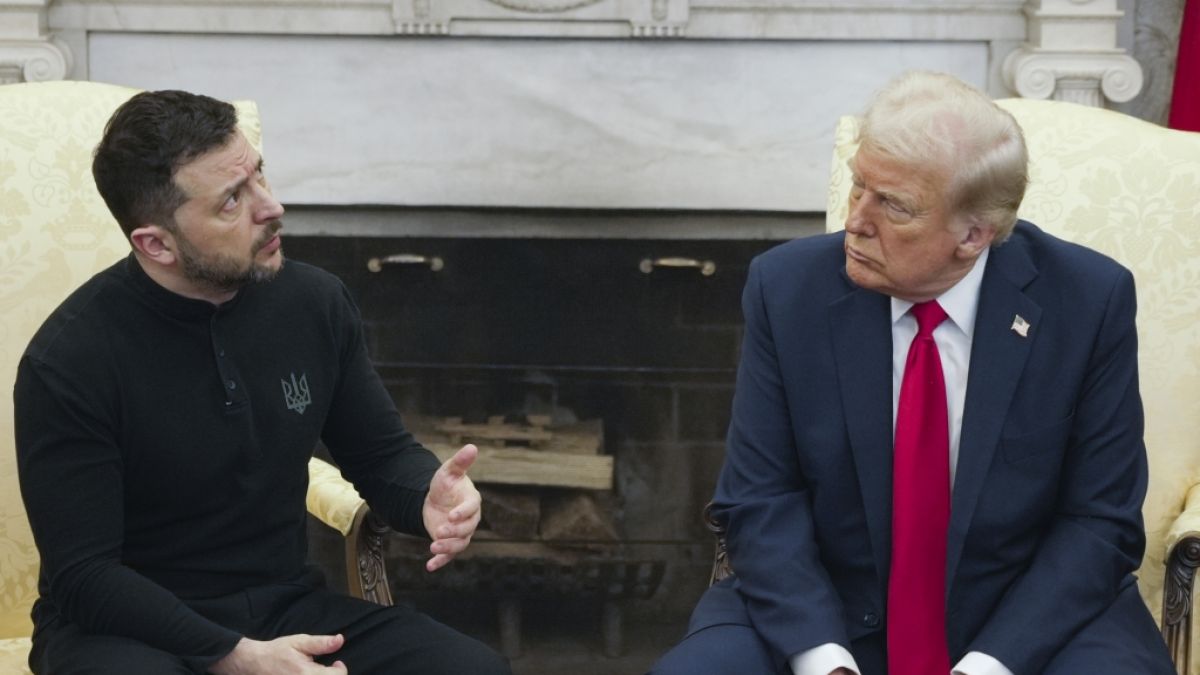 Bei einem Treffen machte Trump Selenskyj schwere Vorwürfe. Bei einem Treffen machte Trump Selenskyj schwere Vorwürfe. (Foto)