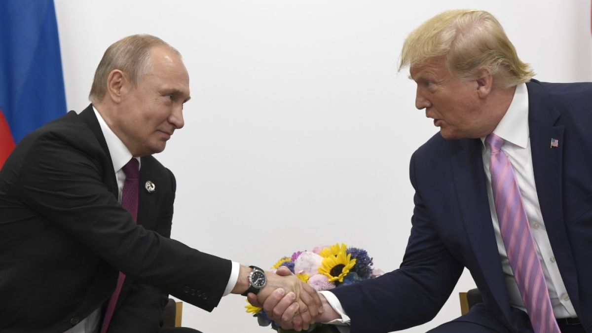 Putin und Trump bei einem Treffen im Jahr 2019. Putin und Trump bei einem Treffen im Jahr 2019. (Foto)