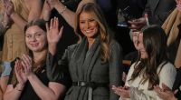 First Lady Melania Trump sorgte bei der Kongressrede des US-Präsidenten für reichlich Wirbel.