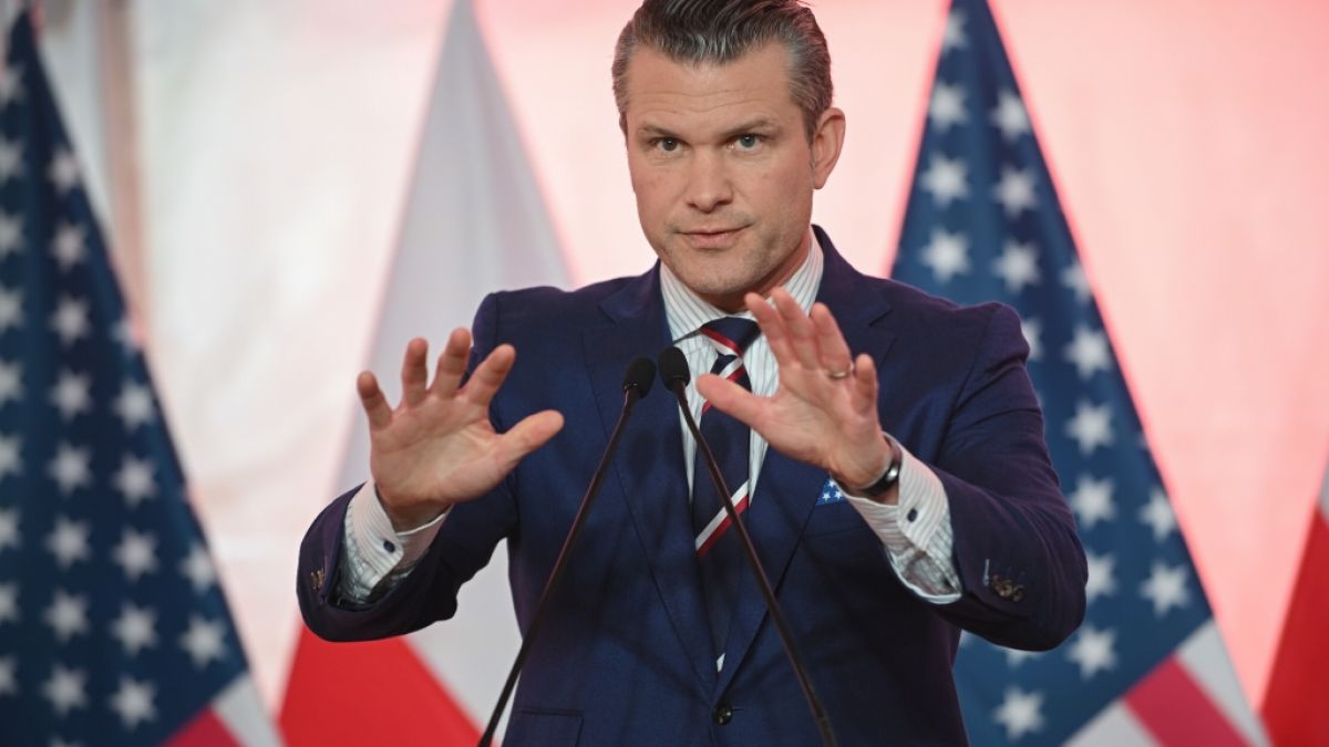 US-Verteidigungsminister Pete Hegseth hat die Kriegsbereitschaft der USA gegenüber China angesichts des schwelenden Handelskriegs offen betont. (Foto)