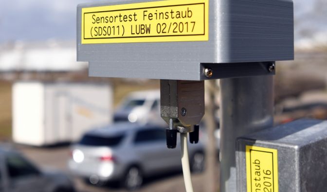 Luftqualitätsmessungen des UBA (Symbolbild).