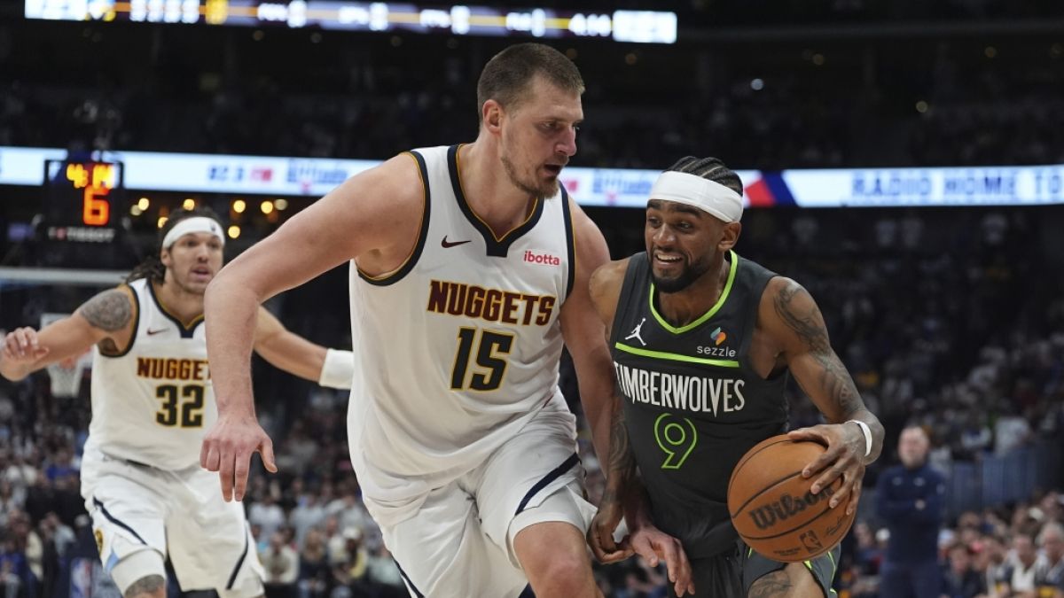 Die Minnesota Timberwolves spielen gegen die Denver Nuggets am 02.04.2025. (Symbolbild) Die Minnesota Timberwolves spielen gegen die Denver Nuggets am 02.04.2025. (Symbolbild) (Foto)