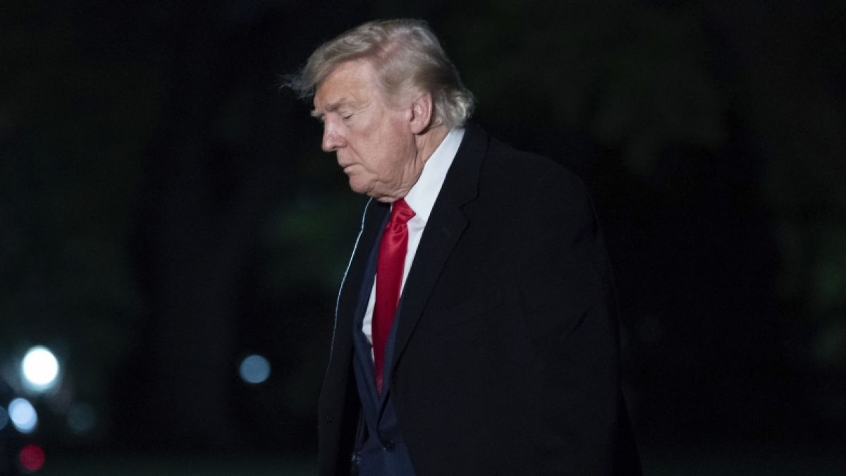 Donald Trumps Zustimmungswerte sind gehörig abgeschmiert. (Foto)