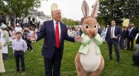 Donald Trump feierte Ostern im Garten vom Weißen Haus.