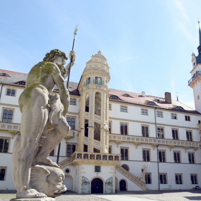Schloss Hartenfels in Nordsachsen.