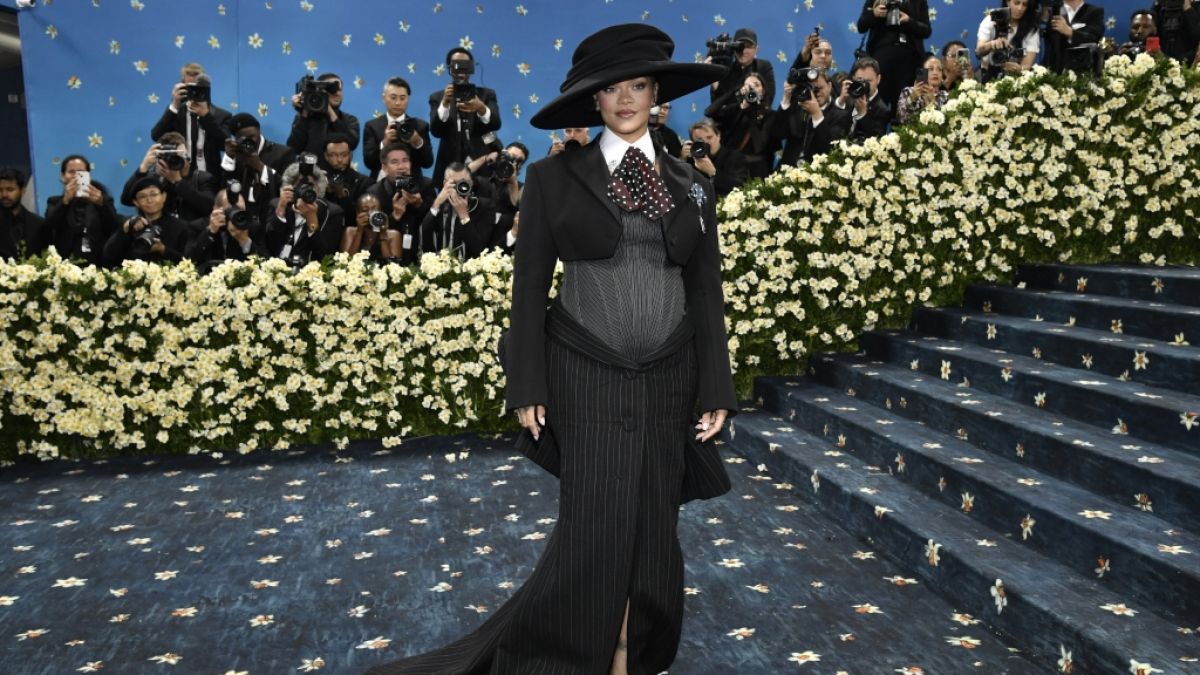 Rihanna bei der Met Gala 2025. Rihanna bei der Met Gala 2025. (Foto)