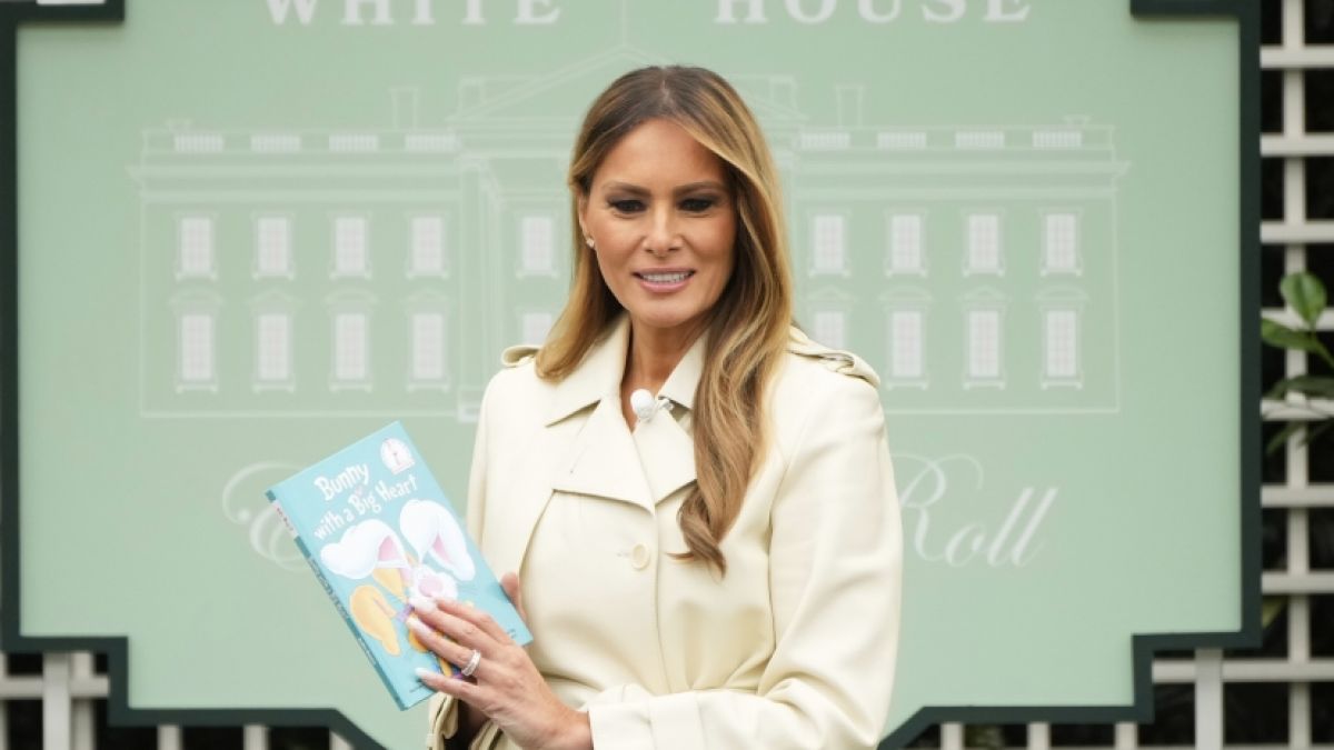 Melania Trump hat sich mit einer blumigen Überraschung an die Öffentlichkeit gewandt. Melania Trump hat sich mit einer blumigen Überraschung an die Öffentlichkeit gewandt. (Foto)