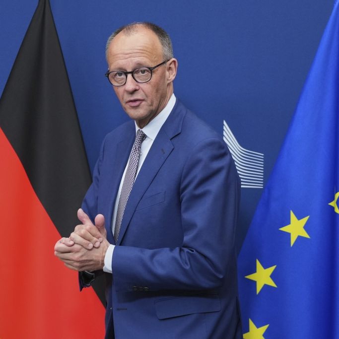 Bundeskanzler sorgt mit Kuss-Panne für Spott und Gelächter