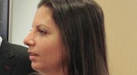 Putin-Propagandistin Margarita Simonjan ließ sich im russischen Staatsfernsehen über das Bildungssystem in den USA aus.