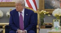 Donald Trump (links) wirkte bei seinem Treffen mit Prinz Mohammed bin Salman recht schläfrig.