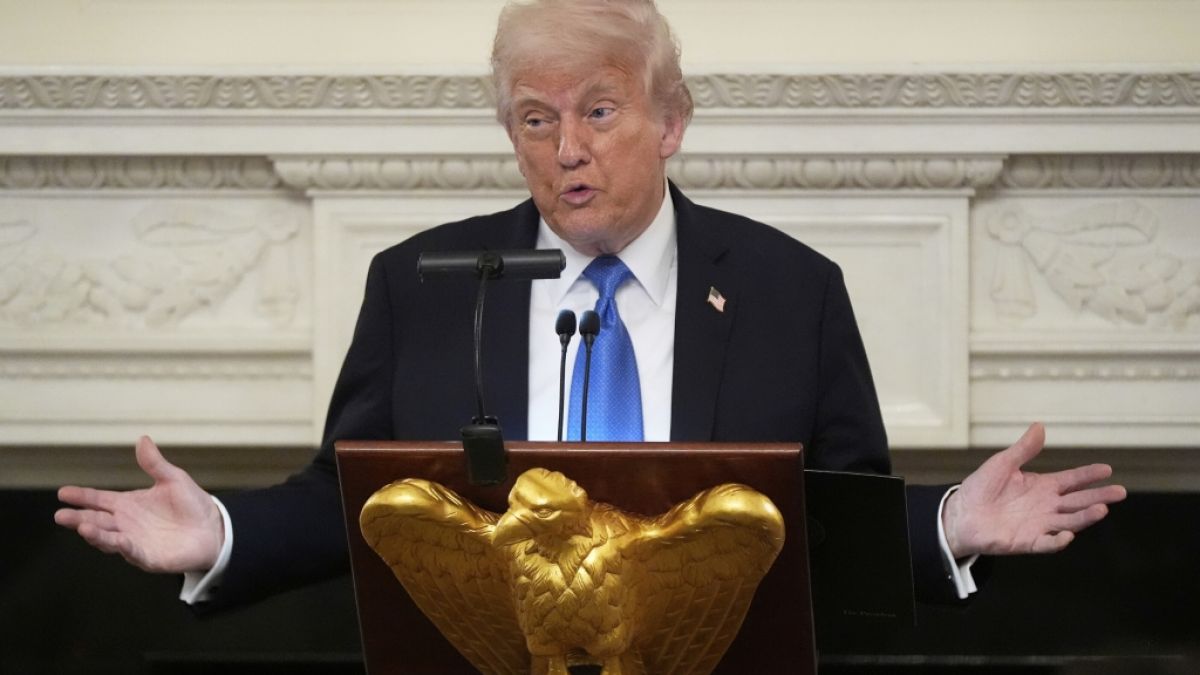 Donald Trump hat sich kurz nach Bekanntwerden von Joe Bidens Krebserkrankung in den Sumpf der Verschwörungstheorien begeben. (Foto)