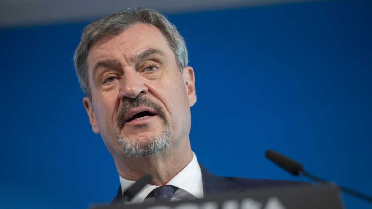 Obwohl er mit einer Leberkassemmel gelockt wurde, schwänzte Markus Söder eine weitere Sitzung im bayerischen Landtag. (Foto)