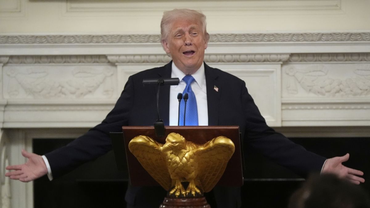 Donald Trump: "Keine Autos mehr für Pharmakonzerne" - US-Präsident sorgt mit irrer Rede für Kopfschütteln. (Foto)