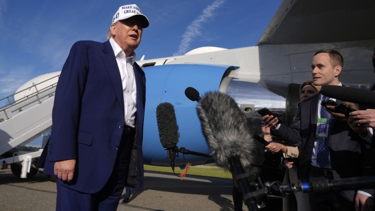 Donald Trump fährt häufiger wutschnaubend aus der Haut - zuletzt bei einem Live-Interview, als dem US-Präsidenten eine bestimmte Frage nicht in den Kram passte. (Foto)