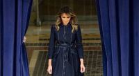 Melania Trump weist das Gerücht zurück, Sohn Barron habe sich in Harvrad beworben. 