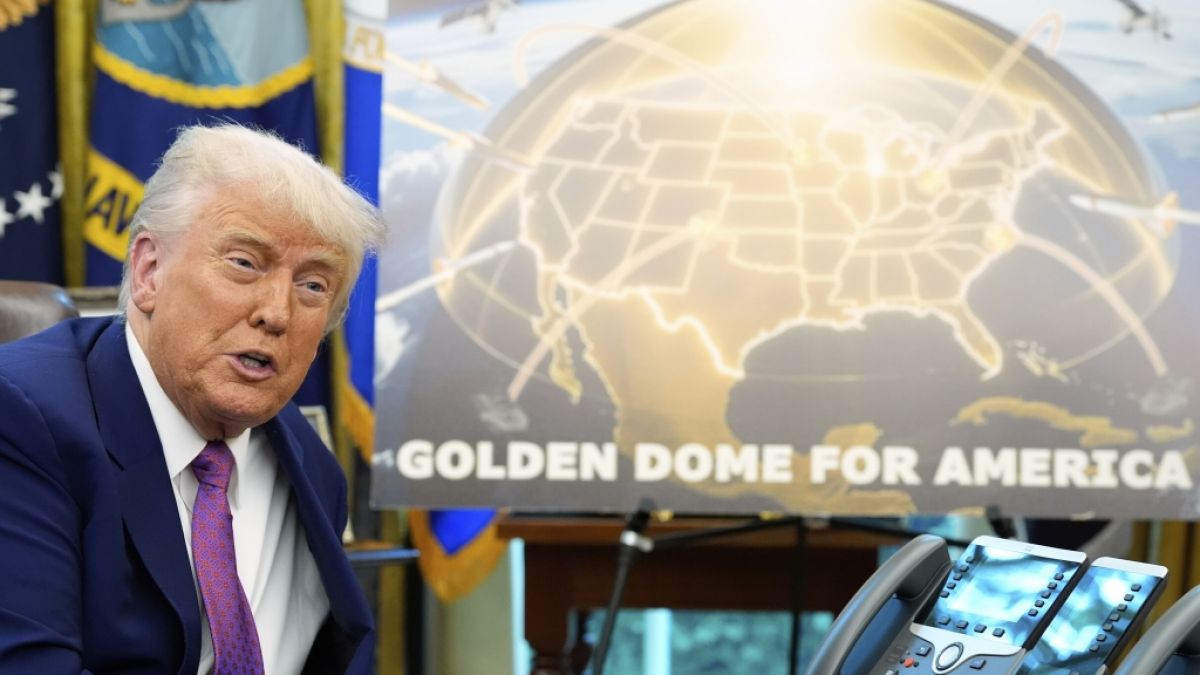 Donald Trump hat sich in den Kopf gesetzt, die USA mit einem 175 Milliarden US-Dollar teuren "Golden Dome" vor Raketenangriffen zu schützen. Donald Trump hat sich in den Kopf gesetzt, die USA mit einem 175 Milliarden US-Dollar teuren "Golden Dome" vor Raketenangriffen zu schützen. (Foto)