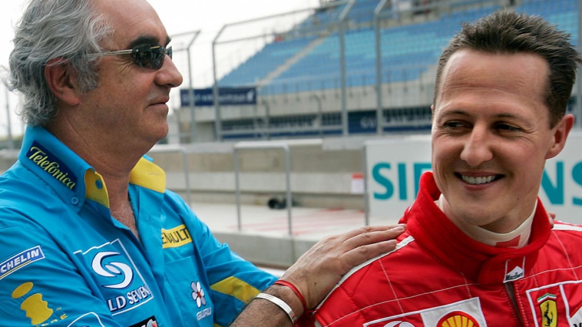 In einem emotionalen Interview spricht Flavio Briatore über sein letztes Treffen mit Michael Schumacher. (Foto)