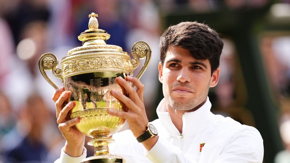Kann der Spanier Carlos Alcaraz seinen Wimbledon-Titel aus dem vergangenen Jahr verteidigen? Kann der Spanier Carlos Alcaraz seinen Wimbledon-Titel aus dem vergangenen Jahr verteidigen? (Foto)
