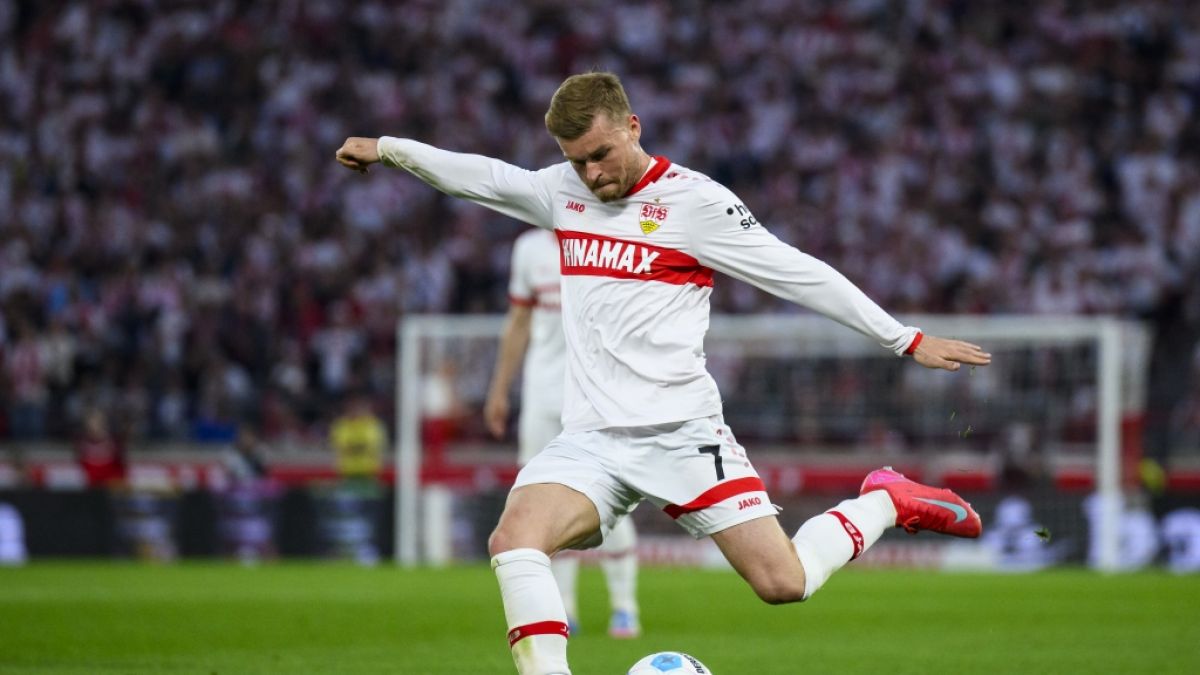 Stuttgart-Kicker Maximilian Mittelstädt hat privat sein Glück mit Frau Lea gefunden. Stuttgart-Kicker Maximilian Mittelstädt hat privat sein Glück mit Frau Lea gefunden. (Foto)