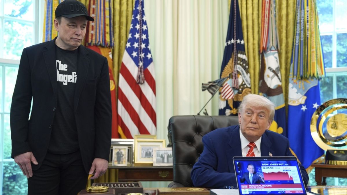 Die Zeiten, in denen Elon Musk und Donald Trump eine innige Männerfreundschaft verband, sind ein für alle Mal vorbei. (Foto)