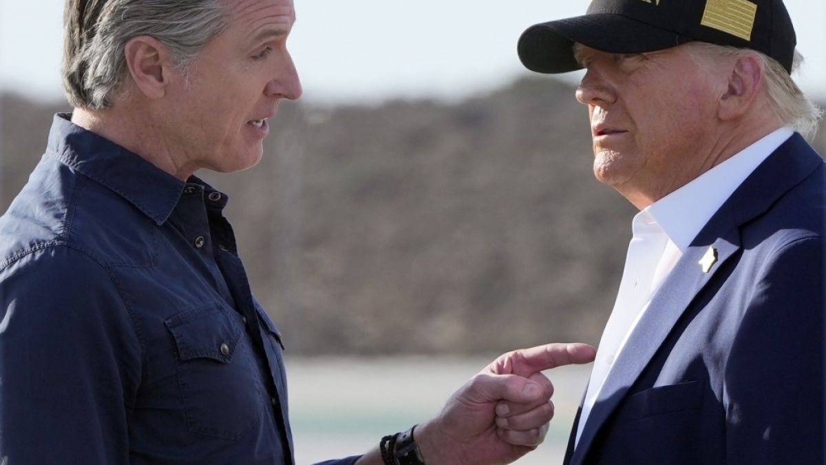 Auf den kalifornischen Gouverneur und Demokraten Gavin Newsom ist Donald Trump nicht gut zu sprechen. (Foto)