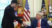 Kurz nach dieser Szene flogen öffentlich die Fetzen: Die einstige Männerfreundschaft zwischen Elon Musk und Donald Trump ist Geschichte.