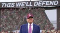 Donald Trump verwechselte bei seiner Rede die beiden Weltkriege.