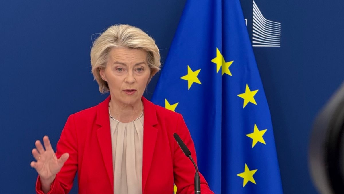 EU-Kommissionspräsidentin Ursula von der Leyen hat Vorschläge für ein 18. Sanktionspaket gegen Russland vorgestellt. EU-Kommissionspräsidentin Ursula von der Leyen hat Vorschläge für ein 18. Sanktionspaket gegen Russland vorgestellt. (Foto)